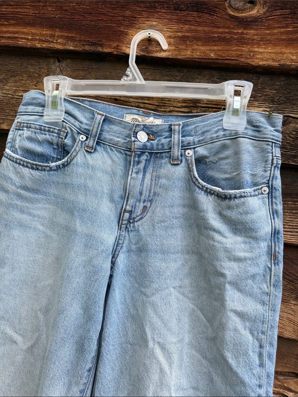 Madewell low rise super wide leg jeans - Picture 2 of 6
